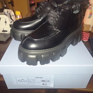Prada Women's Black Platform Shoes